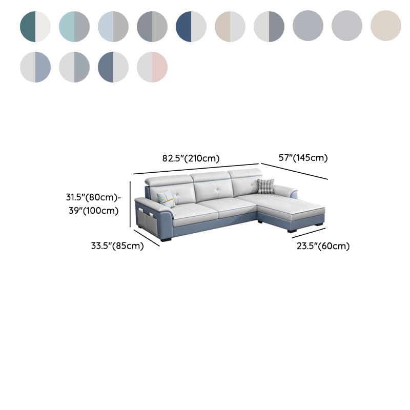 Modern Comfortable Tech Cloth Upholstery 7-Piece Sectional Sofa Set for Style-Loving Women - image 24