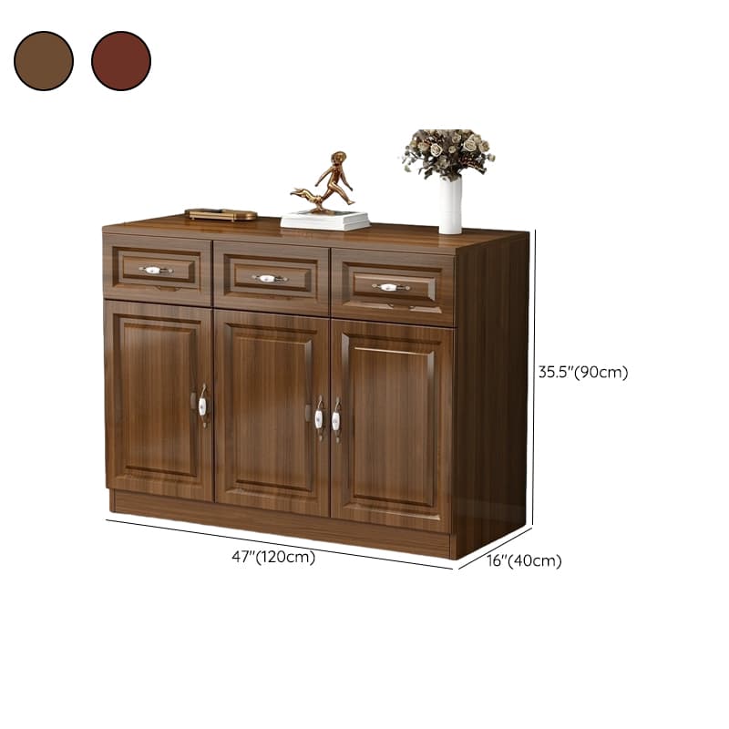 Modern Wood Cabinets Buffets & Sideboards 31.5 inches Width Non-Adjustable Drawers Included - image 14