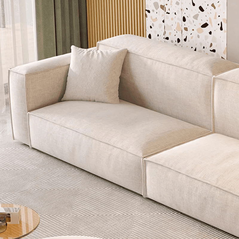 Straight/L-Shape Cotton Upholstered Sofa Couch/Corner Sectional with Horizontal/Left Orientation - image 3