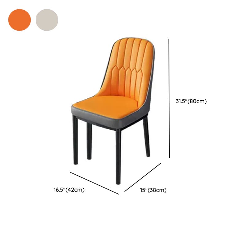 Dining Table Set with Rectangular Slate Top, 4 Legs, Padded Chair, and Back - image 10