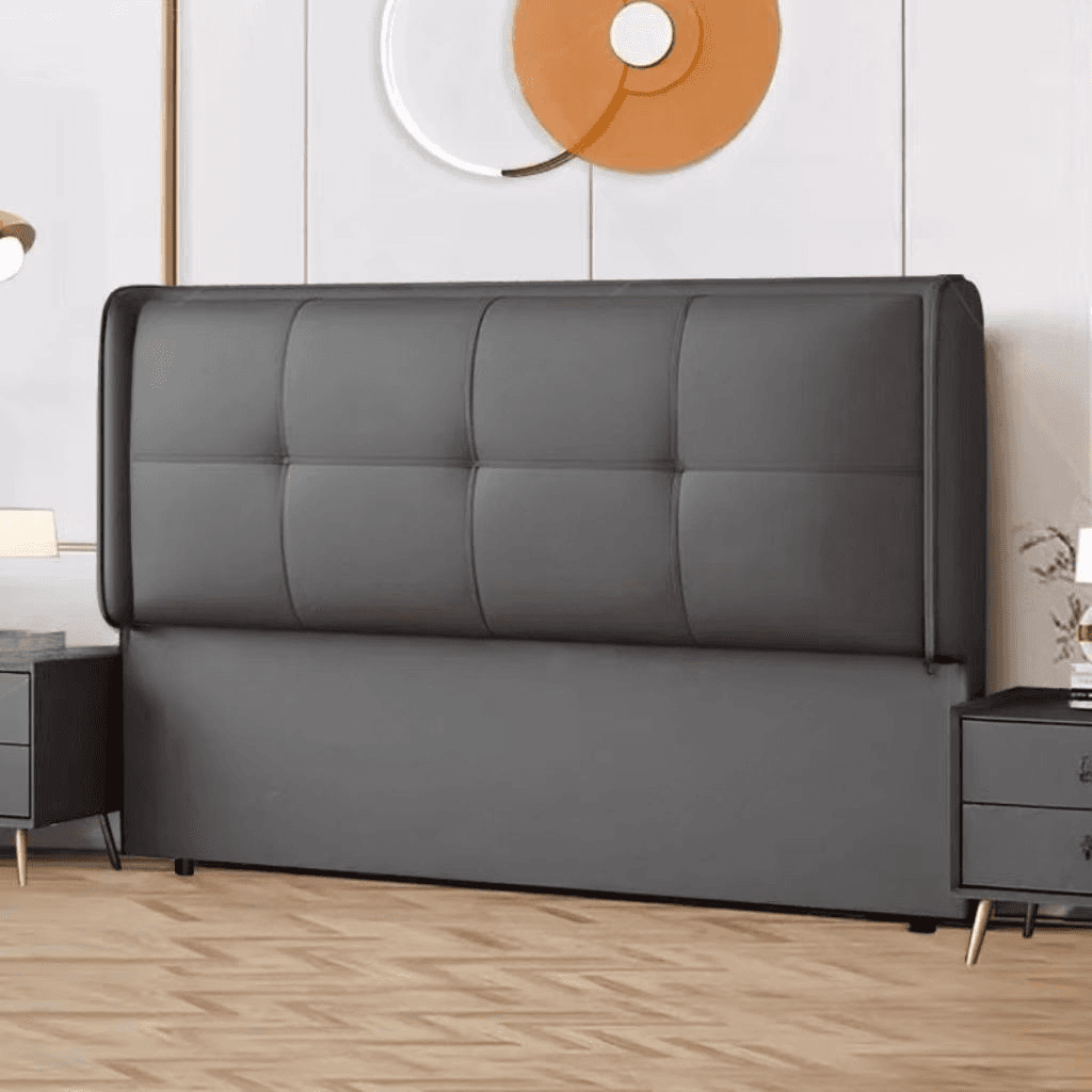 Modish No Distressing Button-tufted Wingback Headboard in Rectangle Shape for King/Queen/Full Bed with Sponge Fill and Standard Height - image 4