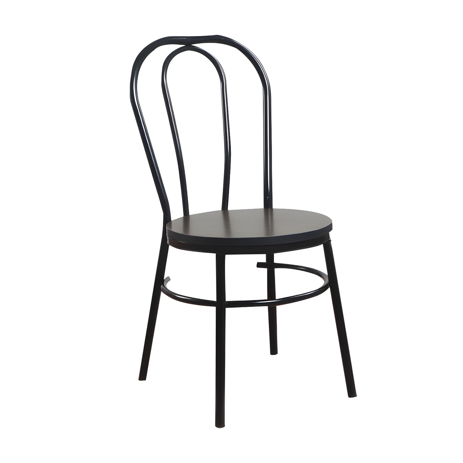Contemporary Metal Dining Room Chairs Open Back Dining Armless Chair for Home Use - image 15