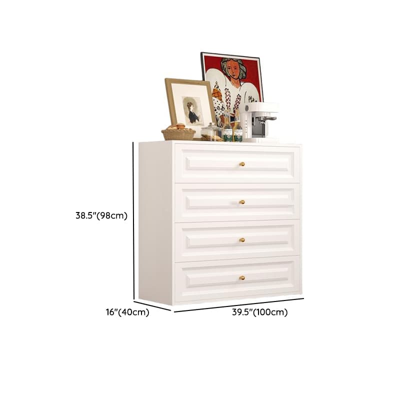 White Simple Iron Lingerie Chest/Bachelor Chest with 5/4/3 Drawers in Vertical/Horizontal Orientation - image 17