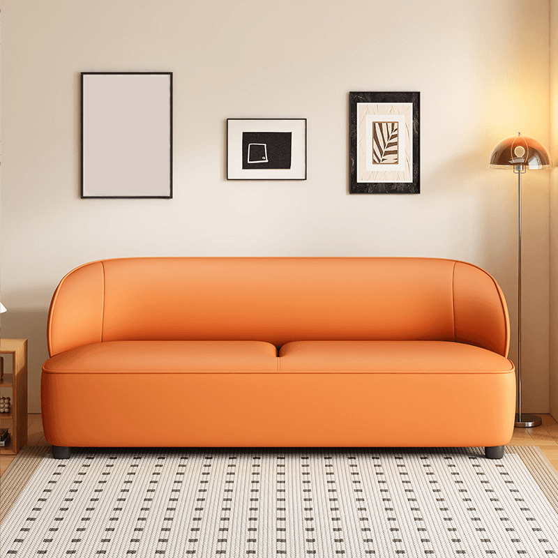 Modish Solid Color Scratch-durable Standard Sofa in Rose/Light Green/Tangerine Color for 2/4 Person/for 3 - image 19