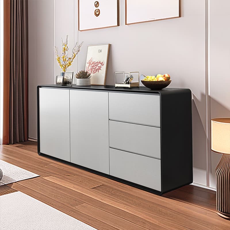 Self-supporting Flooring Counterboard Sideboard with Five Internal Shelves & Culinary Equipment Storage Galley - image 3