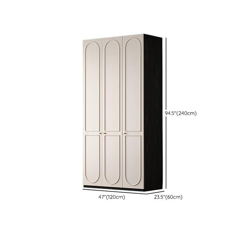 Chalk Casual Wooden Independent Almirah with Soft Close Drawer, Soft Close Door, and Interior Shelves - image 12