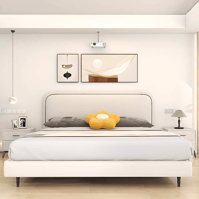 Simplistic Free-standing Standard Twin(38"W x 75"L) Panel No Distressing With Legs in Wood and Sponge - image 11