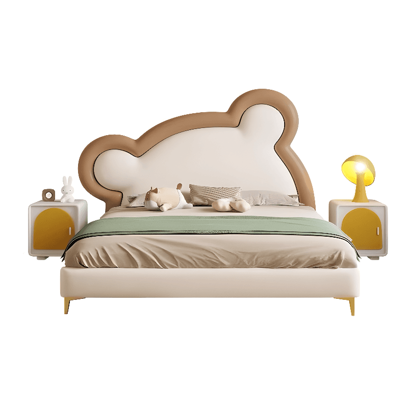 Modern Free-standing Standard King(76"W x 80"L)/Queen(60"W x 80"L)/Full(54"W x 75"L) Arched/Portman/Camelback Panel No Distressing With Legs in Wood