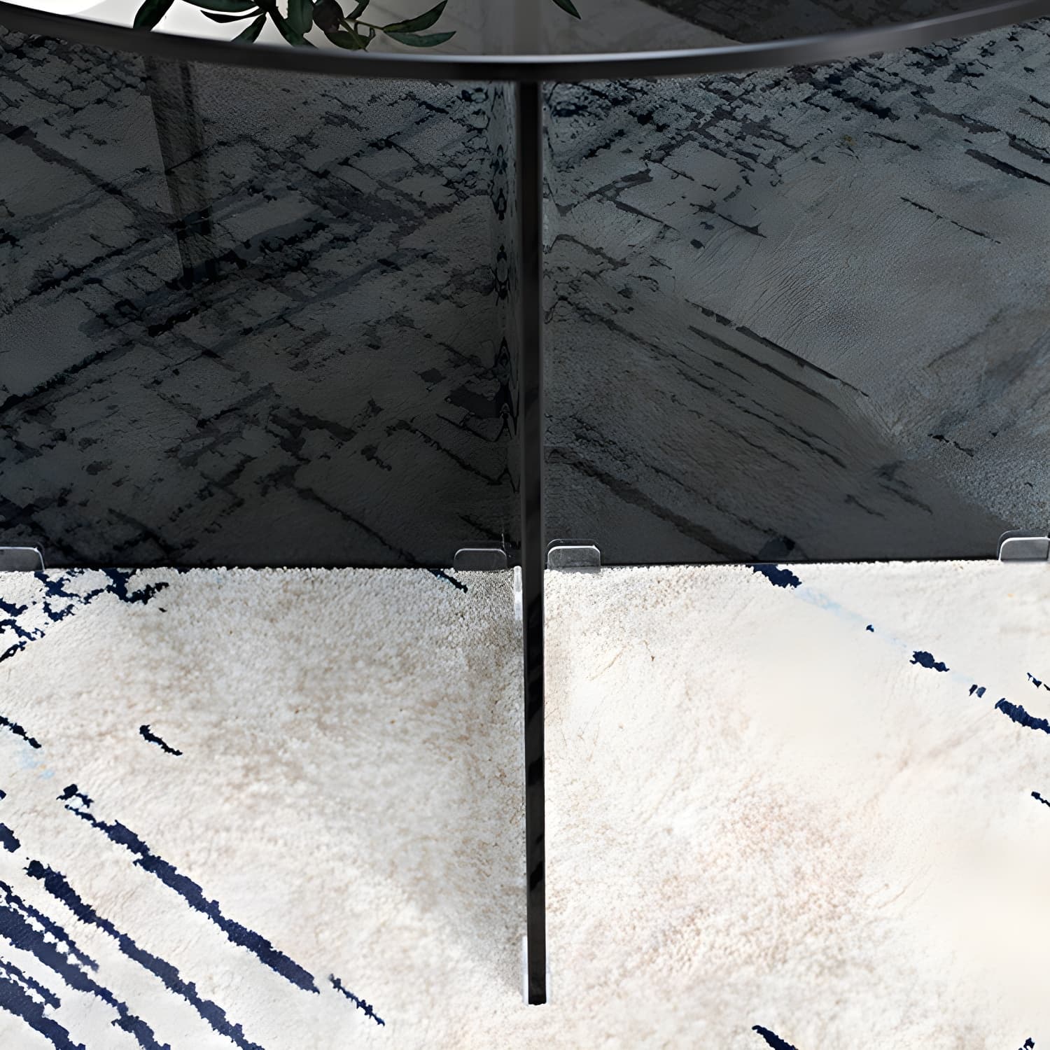 Modern Style Dinner Room Table Glass Dining Table for Home Use - image 7