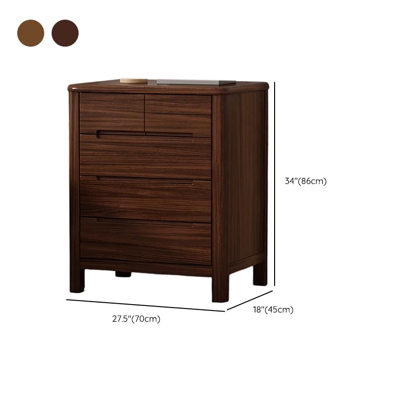Art Deco Drawer Storage Nightstand with 6 Drawers/5 Drawers/9 Drawers and Lumber Tabletop - image 7