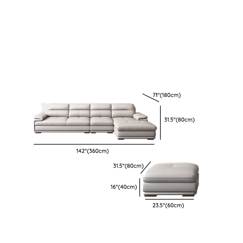 Straight Convertible Sofa for 5/1-Seater with Horizontal Orientation - image 23