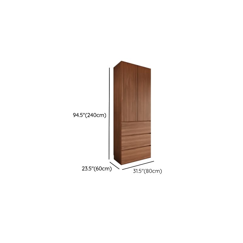 Acorn Minimalist Laminate Wardrobe Closet with 3-Drawer/6-Drawer, Soft Close Door, Interior Shelves, and Clothing Rod - image 17