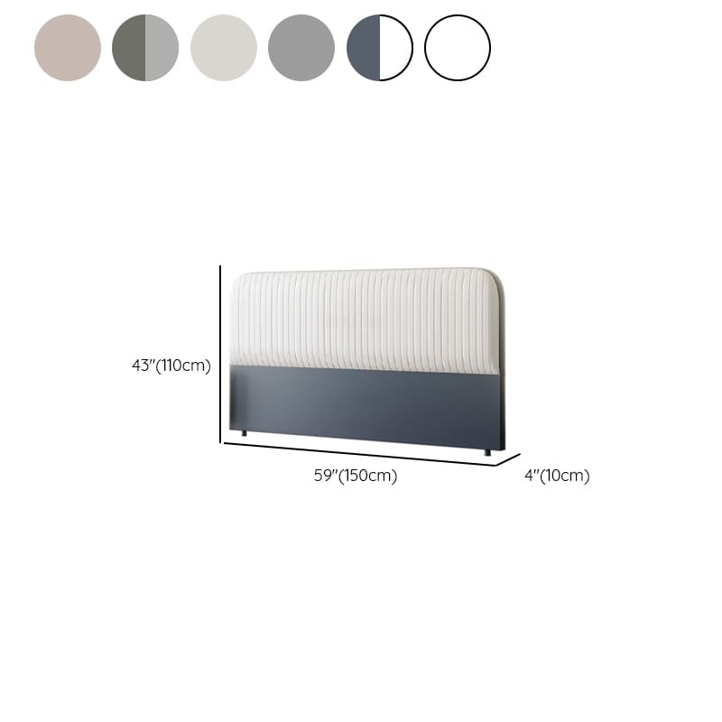 Standard（36-55“） Free-standing Standard Rectangle Full(54"W x 75"L)/Twin(38"W x 75"L) Panel Headboard With Legs, Sponge Filing and Lumber Frame - image 16