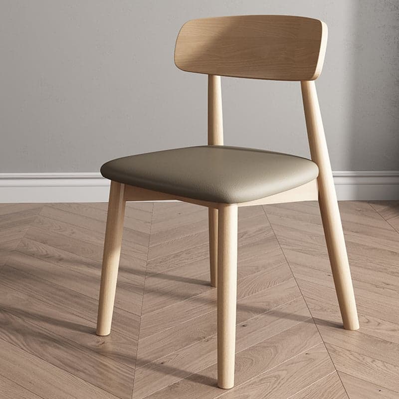 For Restaurant Light-Toned Wood Framed Armless Chair - image 4