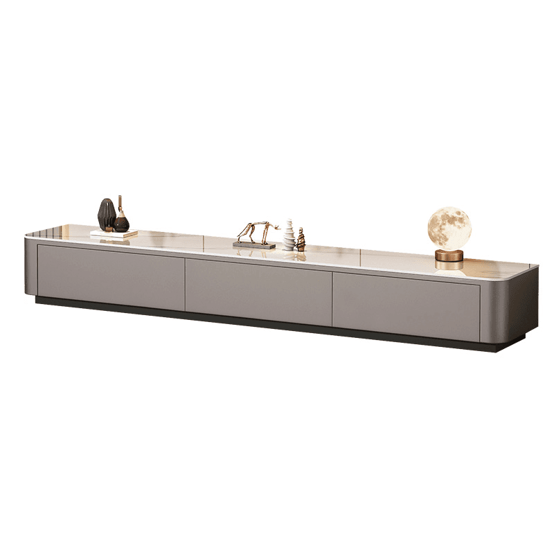 Deco Stone Rectangular TV Stand with Enclosed Storage & 4-Drawer/3 Drawers Parlor