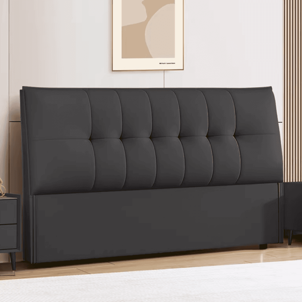 Modish No Distressing Button-tufted Panel Headboard in Rectangle Shape for King/Queen/Full Bed with Sponge Upholstery Fill and Standard Height