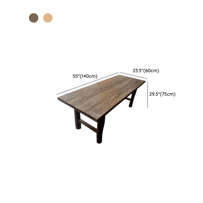 Classic Cocoa Rectangular Timber Dining Table, Standard Height, Fixed Mechanism, Seats 8/4/6 - image 10