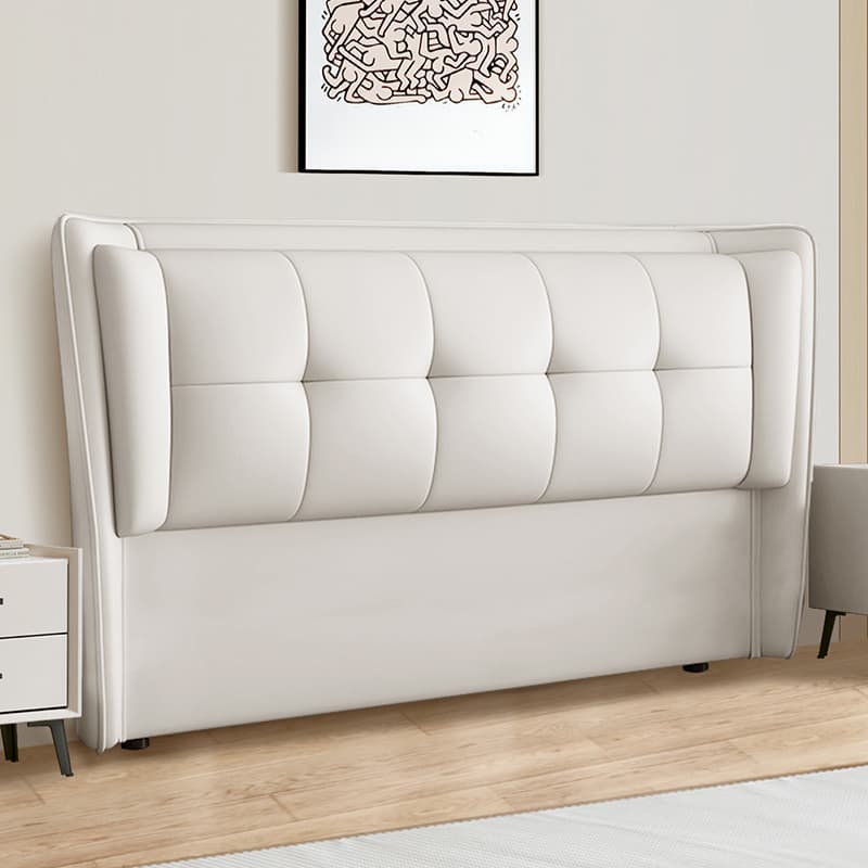 Standard（36-55“） Free-standing Standard Rectangular Full(54"W x 75"L) Stitch-tufted Wingback Headboard with Timber Frame and Sponge Filing - image 7