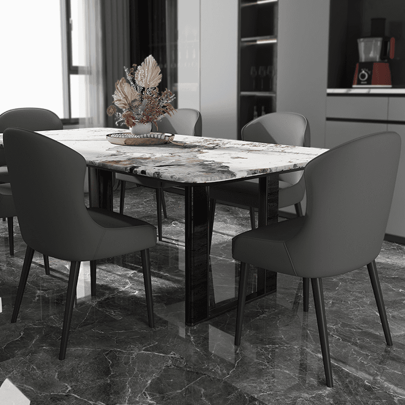 Simple/Glamorous Side Chair with Imperforate Back, Polyurethane Upholstery, Alloy Legs, Outlined Frame, and Steady Stability - image 12