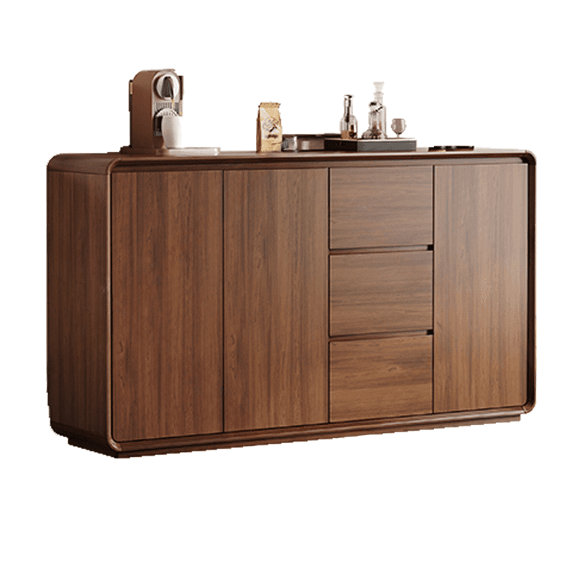 Narrow/Standard/Wide Auburn Sideboard with Lumber Adjustable Shelf, Locker, 3 Drawers and 4 Doors/2 Doors/Single Door - image 6