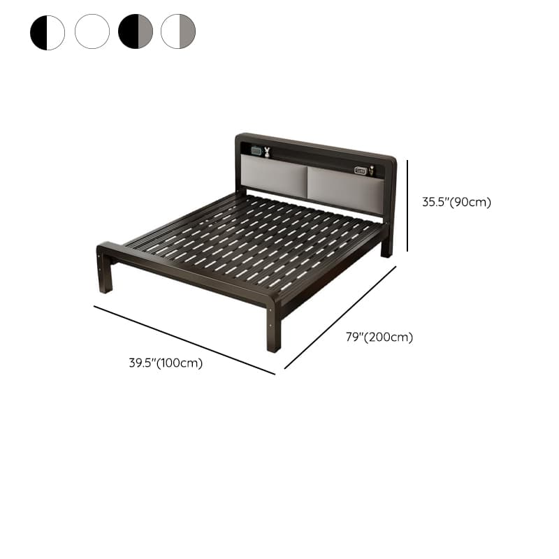 Solid Color Iron Storage Bed for Living Room - image 14