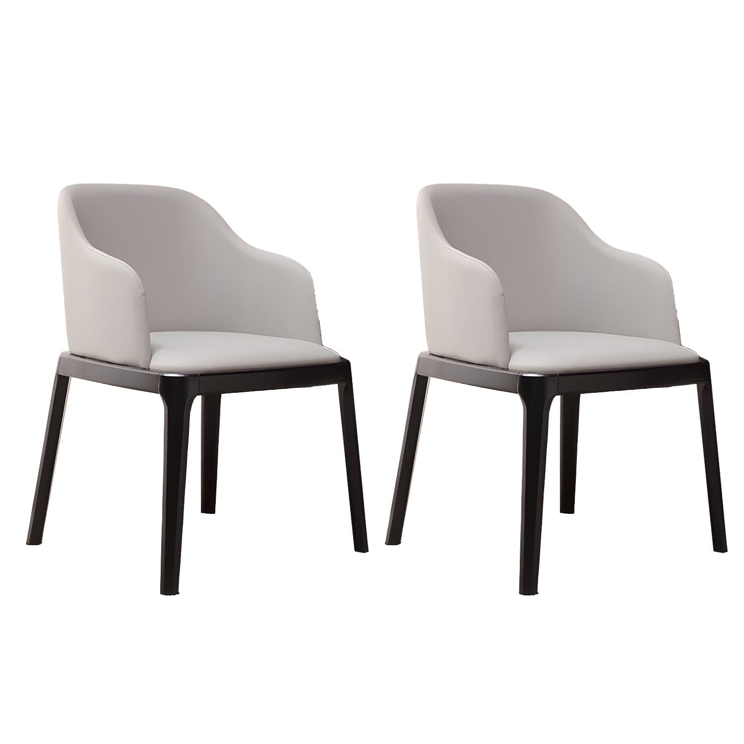 Modern Style Parsons Chairs Faux Leather Dining Chair for Dining Room - image 10