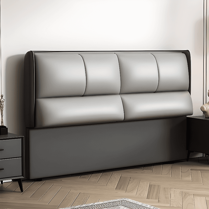 Modish Style Panel Headboard in Pine Wood with No Distressing, Rectangle Shape for King/Twin XL/Queen Bed, Featuring Sponge Upholstery Fill and Standard Height - image 3