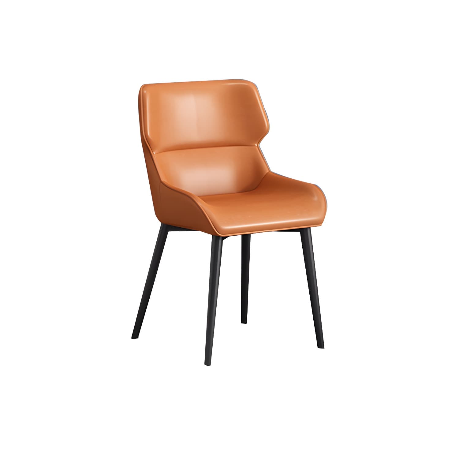 Nordic Style Metal Chair Wingback Kitchen Side Chair for Dinning Room - image 11