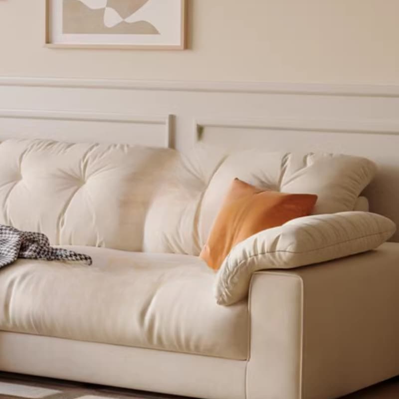 L-Shape Velvet Sofa Chaise with Button-tufted Upholstery - image 3