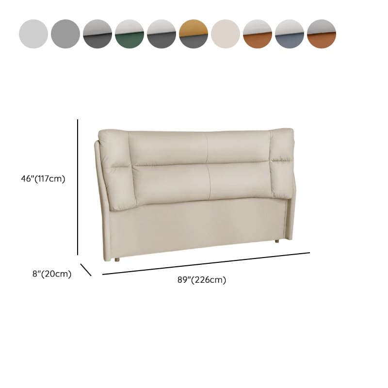 Modish No Distressing Button-tufted Panel Headboard in Rectangle Shape for Twin/Full/Queen Bed with Cotton Upholstery Fill and Standard Height - image 17