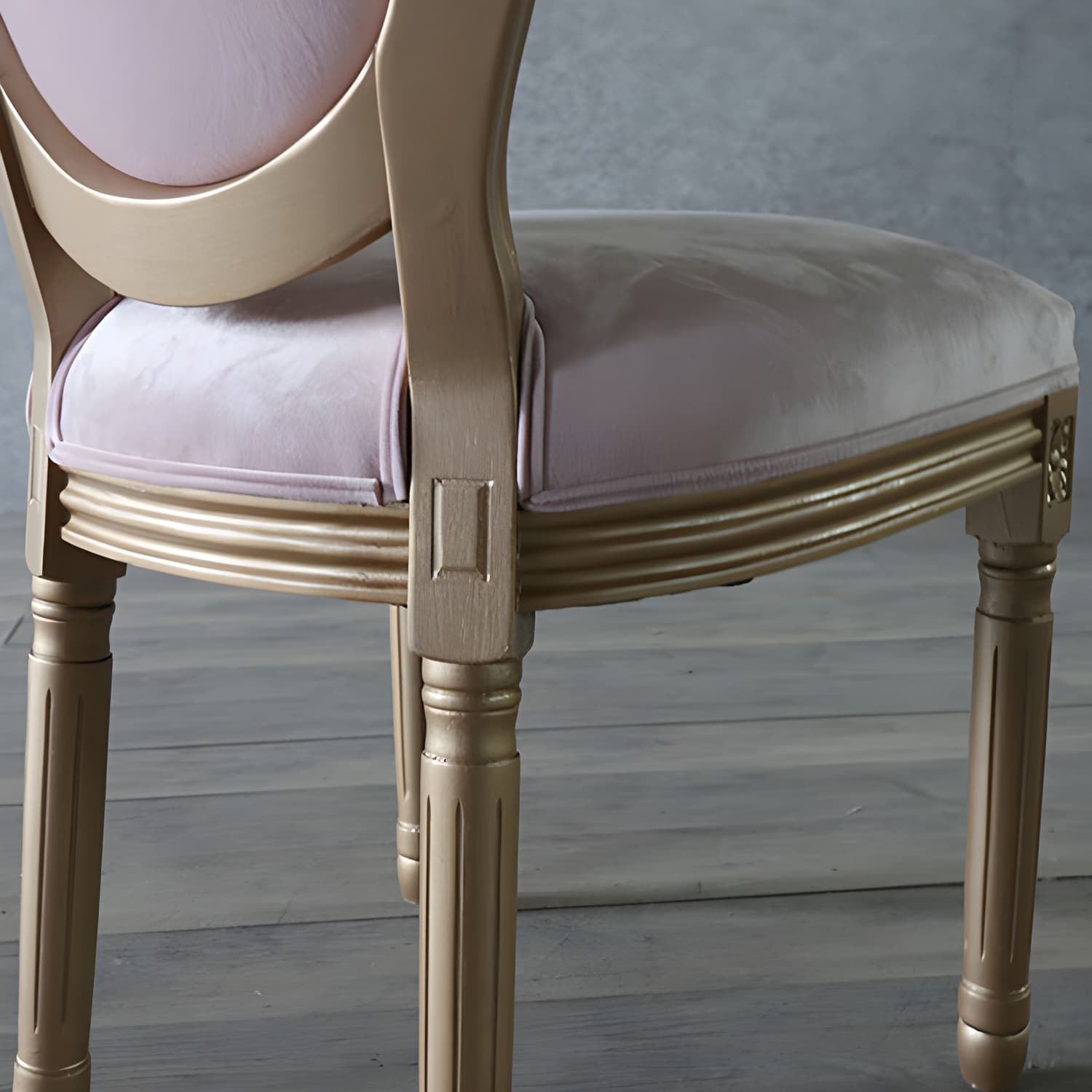 Traditional Velvet Dining Chair 38''H King Louis Back Side Chair with 4 Legs for Restaurant - image 20