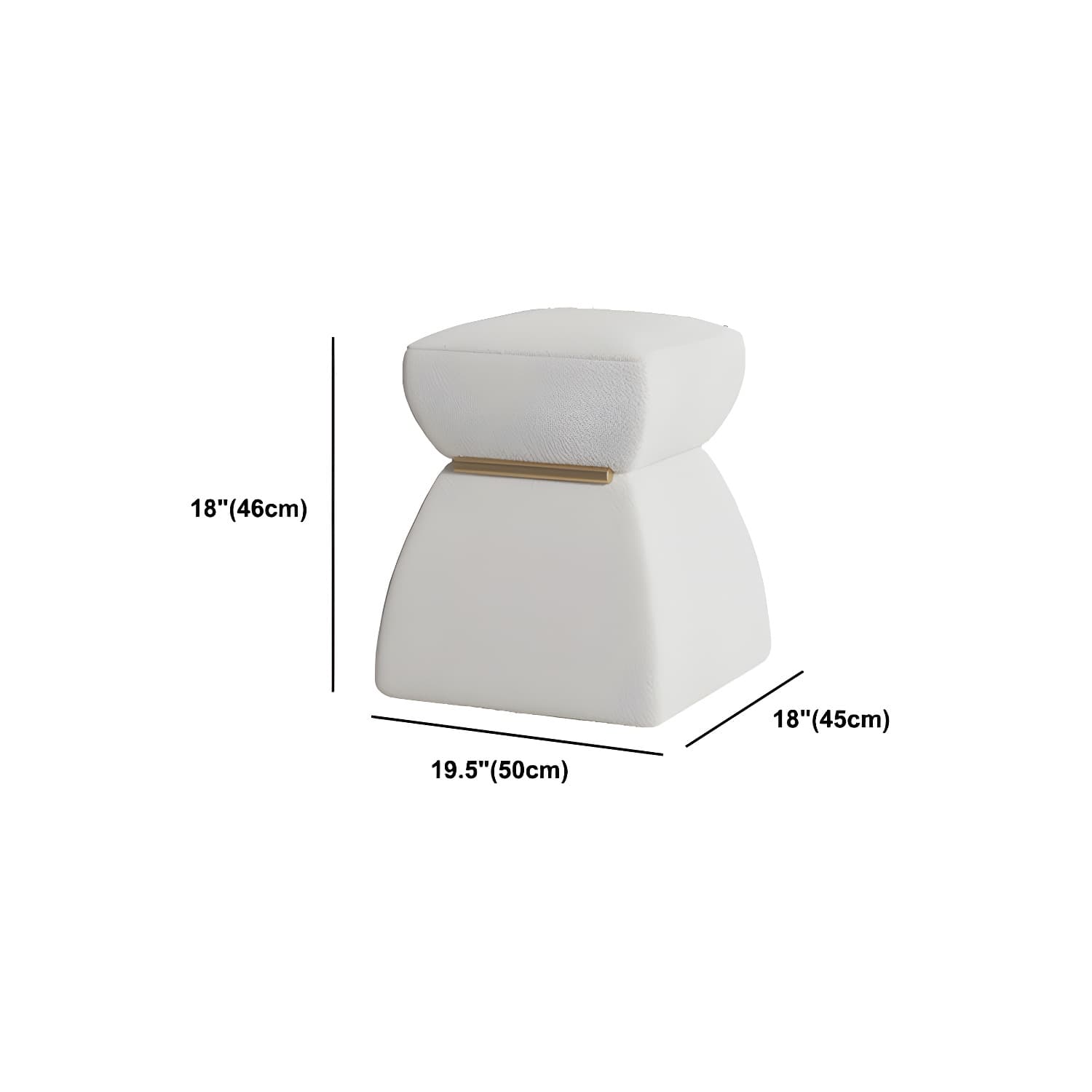 Two Piece Luxurious Vanity Set Stainless Steel and Stone Dresser - image 16