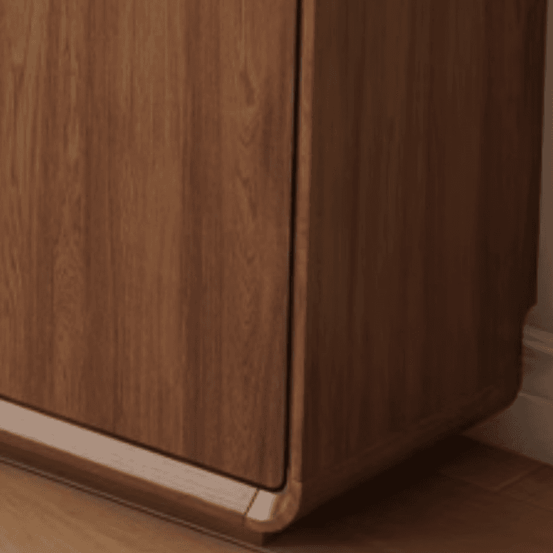 Sepia Simplistic Sideboard with 3 Drawers, Standard Size, Adjustable Shelving, and Multiple Doors Storage Cabinets - image 8