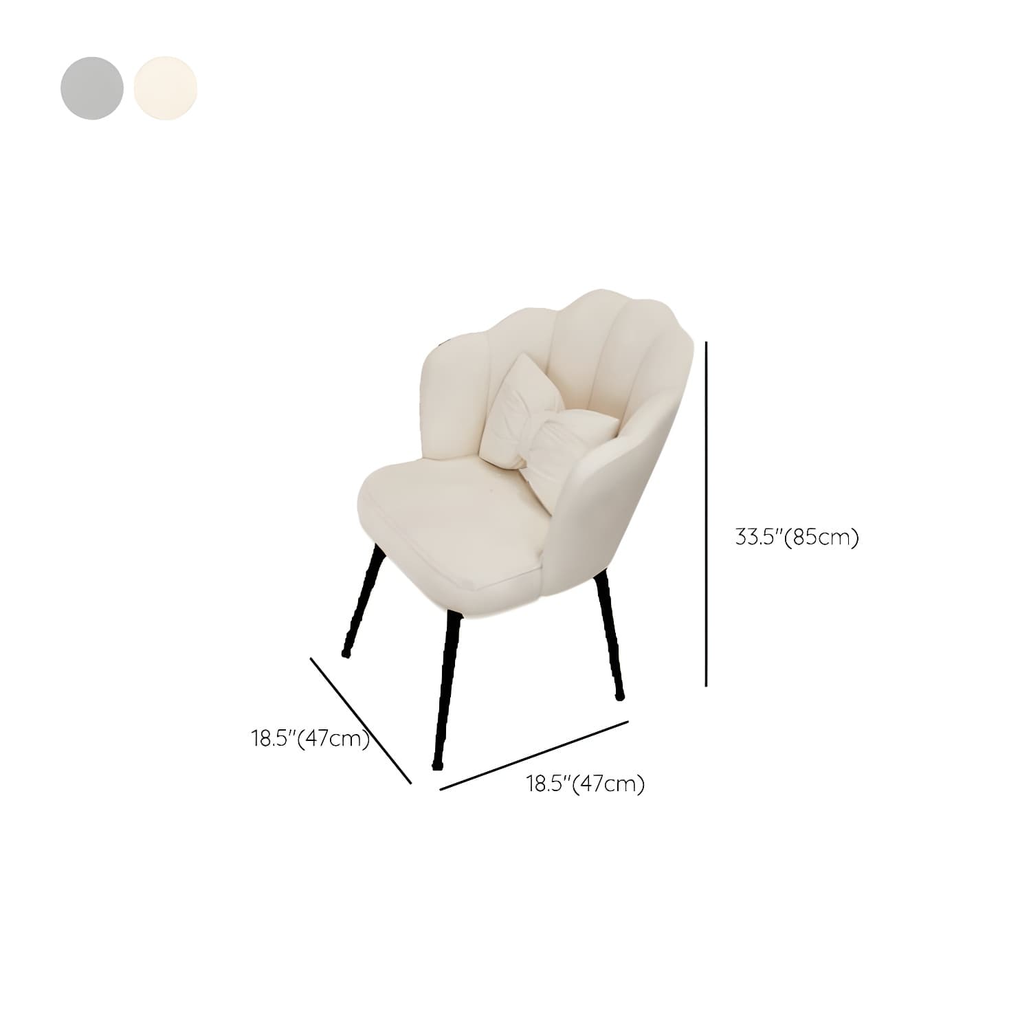 Contemporary Marble and Wood Vanity Table and Stool Set Glam Vanity Dressing Table - image 19