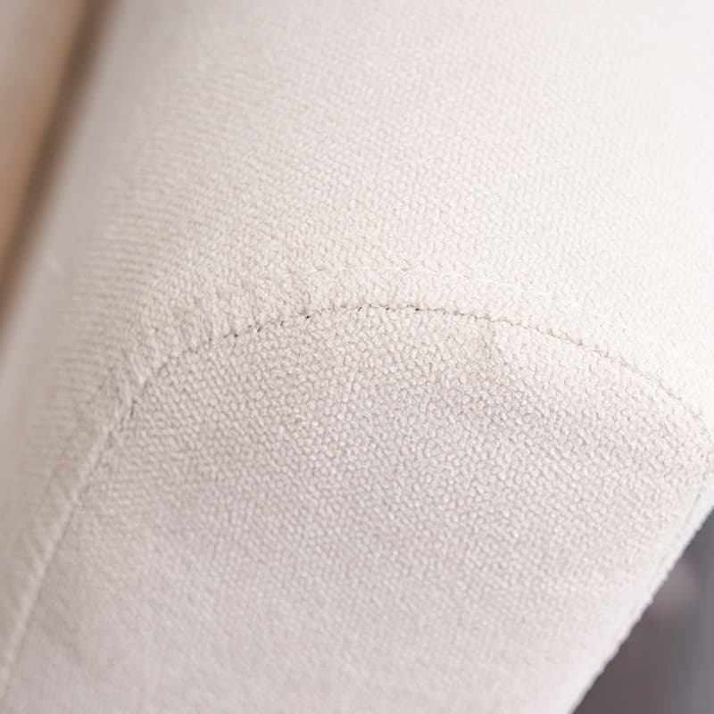 Nordic Natural Cotton Stationary Rocking Couch Chair with Back - image 19