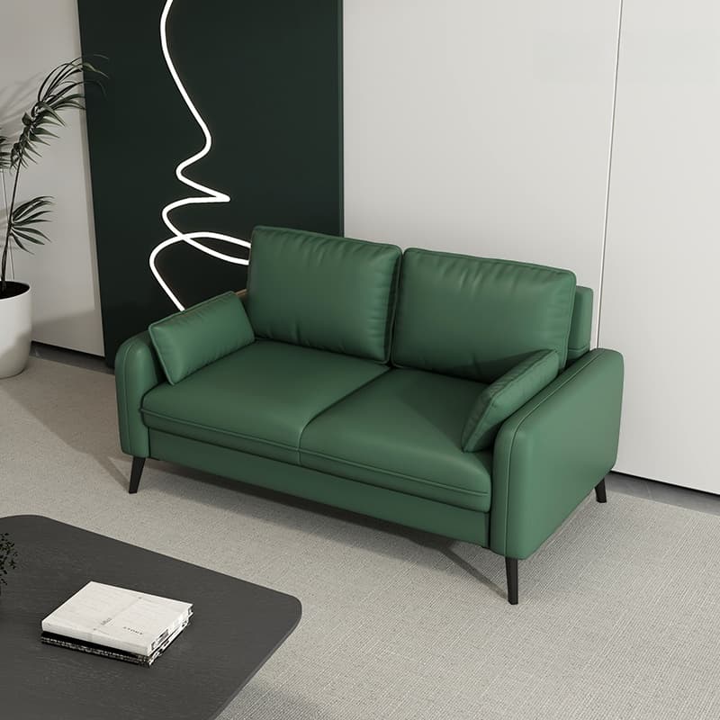 Tear Resistant Loveseat in Gray/Navy Blue/Amber Color with Arm