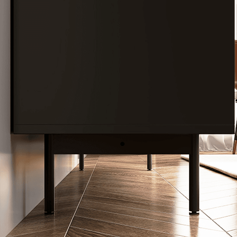 Ground Design Narrow Server with 2 or 1 Drawer, Drawers Storage, Alterable Shelf, and 3 or 2 Doors Tabletop - image 12