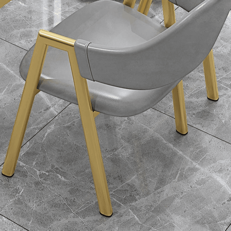 Luxurious Dining Table Set with Recycled Wood Top and Sleighing Base - image 15