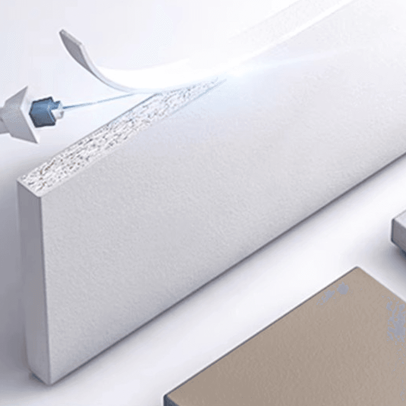 Minimalist High Bed Frame with Mattress and Guard Rail - image 8