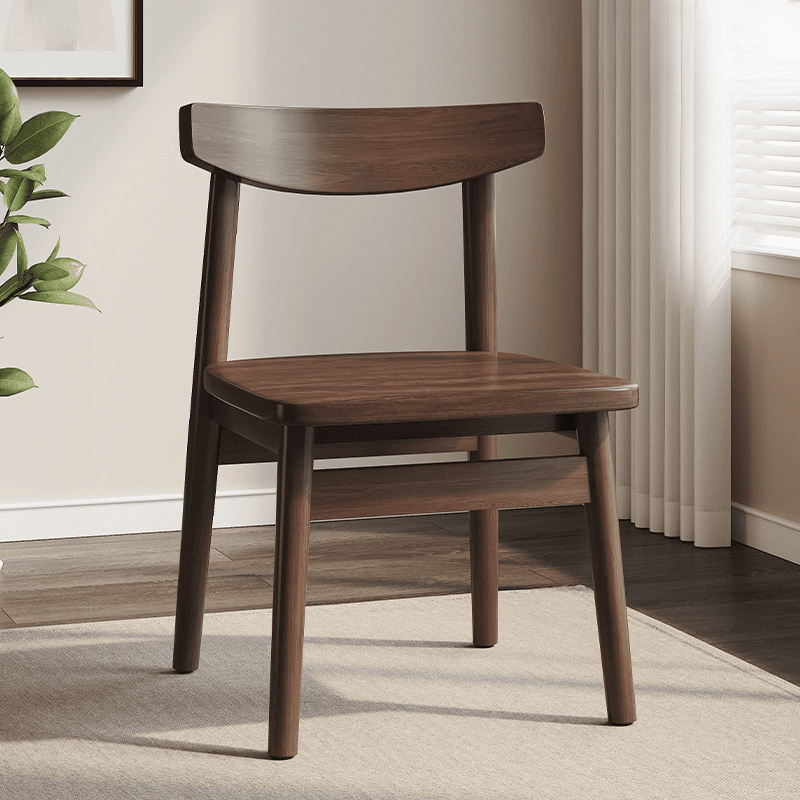 Ink/Dove Grey/Sepia Modern Simple Style Side Chair with Ventilated Back, Padded Upholstery, and Natural Wood Legs - image 7