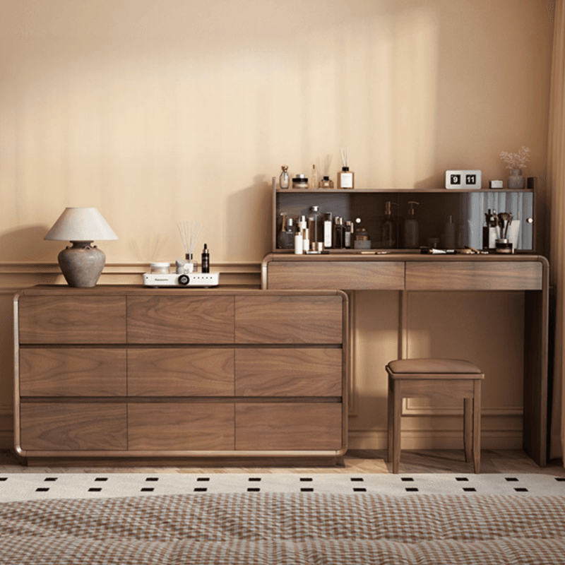 Multi-Purpose Vanity Set/Makeup Vanity with Scalable Telescopic and Push-Pull 2-in-1 Feature