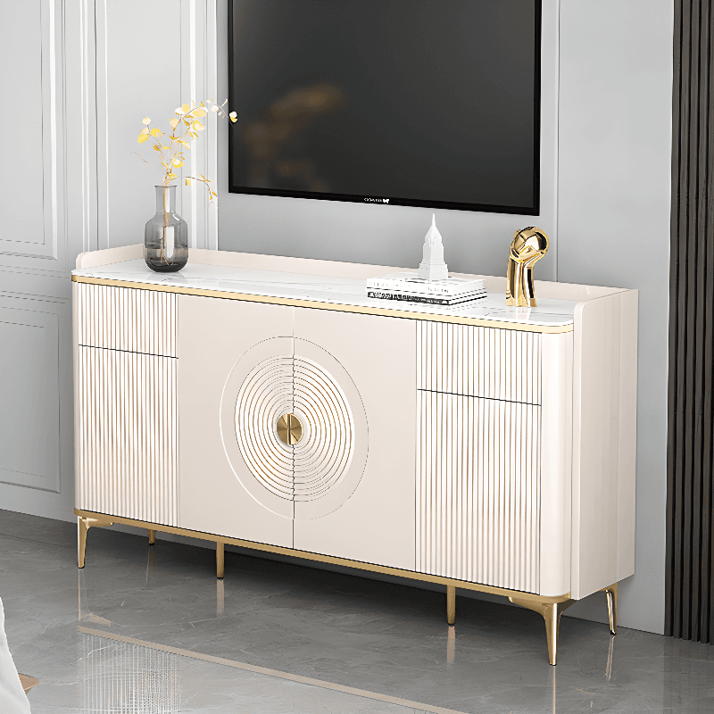 Art Deco Ground Sideboard/Server, Independent with Kitchen Tool Storage and Counter Slab - image 12