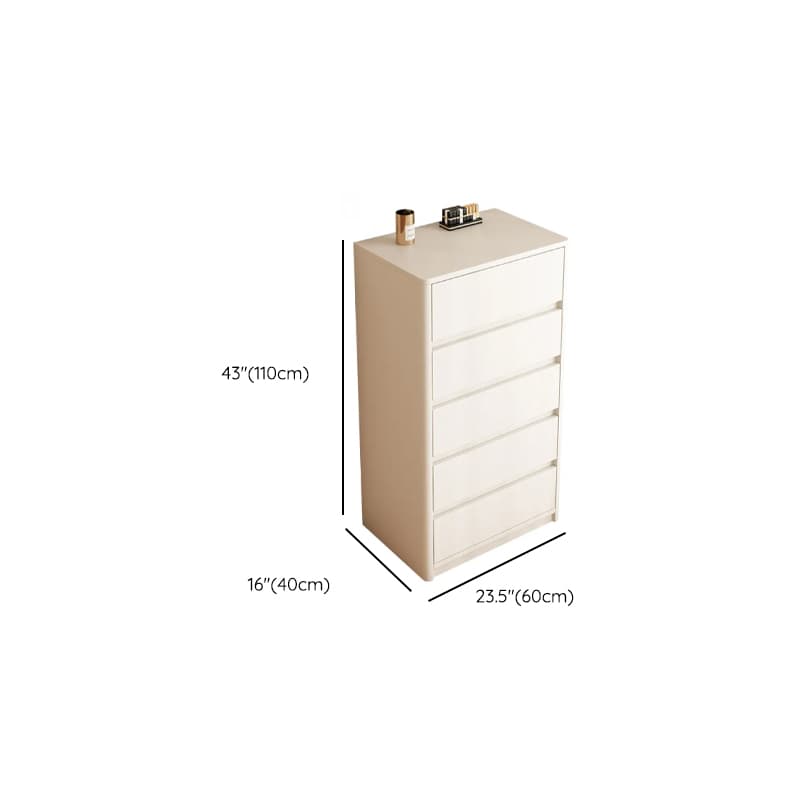 White Trendy Timber Console Dresser/Semainier with 6/8/3 Drawers in Horizontal/Vertical Orientation - image 16