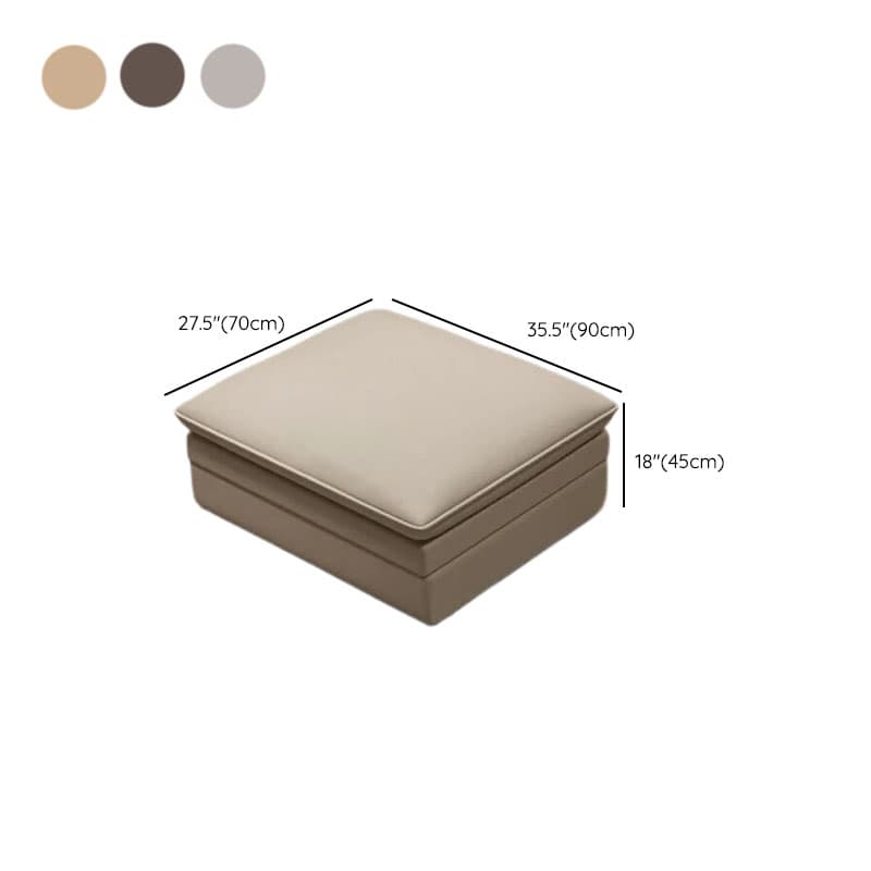 L-Shape/Straight Natural Wood Sofa Chaise/Sofa Couch with Concealed Support - image 19