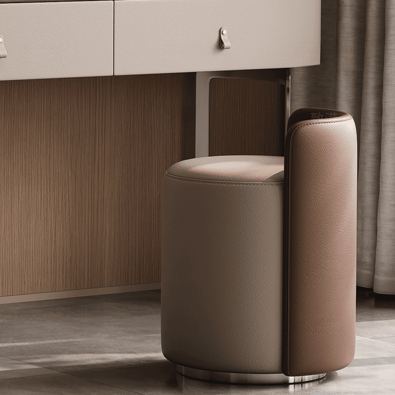 Tan Vanity Set with Scalable Telescopic and Push-Pull Features - image 9