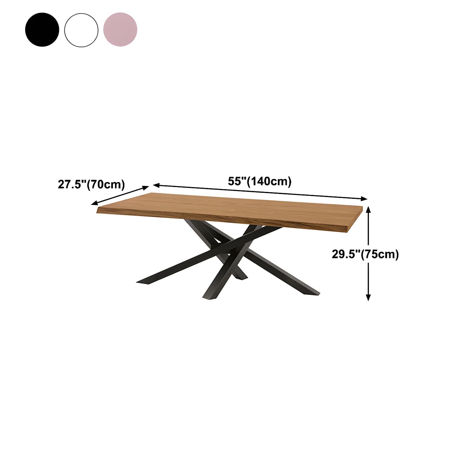 Rectangle Luxury Style Dining Table Solid Wood Fixed Table for Kitchen - image 13