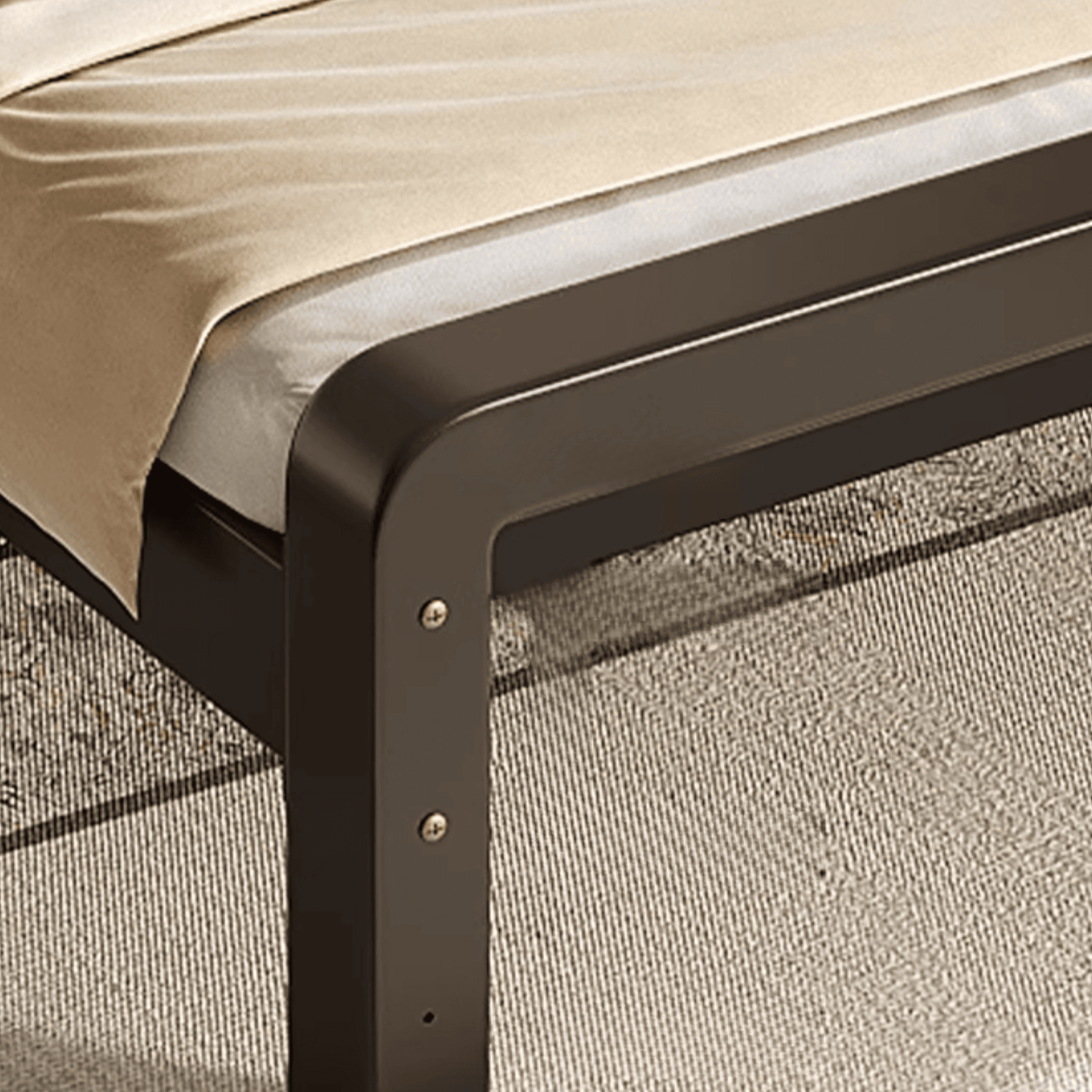 Solid Color Iron Storage Bed for Living Room - image 10