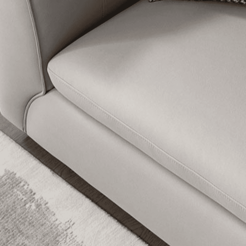 Straight/L-Shape Cotton Upholstered Sofa Couch/Sofa Chaise, Horizontal/Right Hand Facing Orientation - image 4