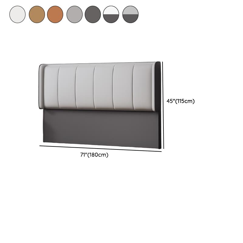 Trendy Panel Headboard in Natural Wood with No Distressing, Rectangle Shape for Full/Queen Bed, Sponge Upholstery Fill, Standard Height - image 13