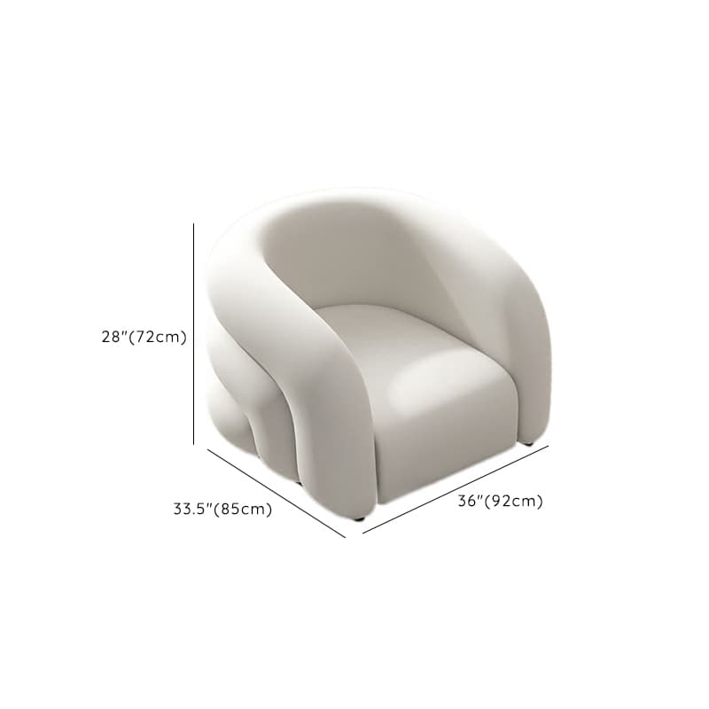 Bowed/Straight Right/Horizontal Chalk Corner Sectional/Sofa Couch for 6/5 Person/1 Person with Concealed Support Living Space - image 19
